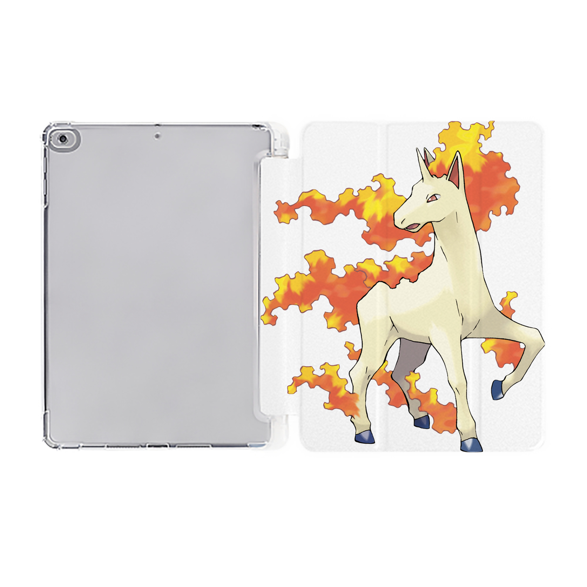 （画像用） ポケットモンスター Pokémon IPad ケース ペン収納付き 三つ折りスタンド PUレザー×シリコン 対応機種9.5/10.5/10.9インチ